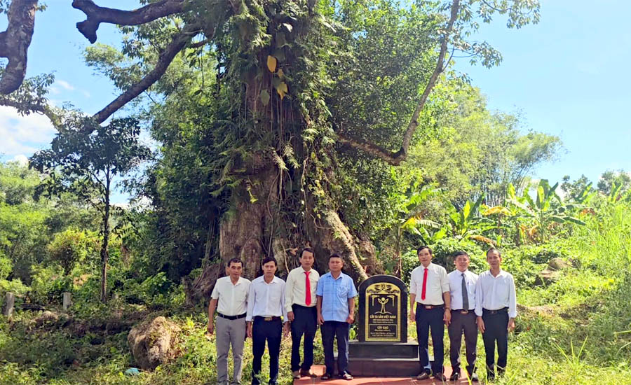 A group of men standing in front of a graveDescription automatically generated