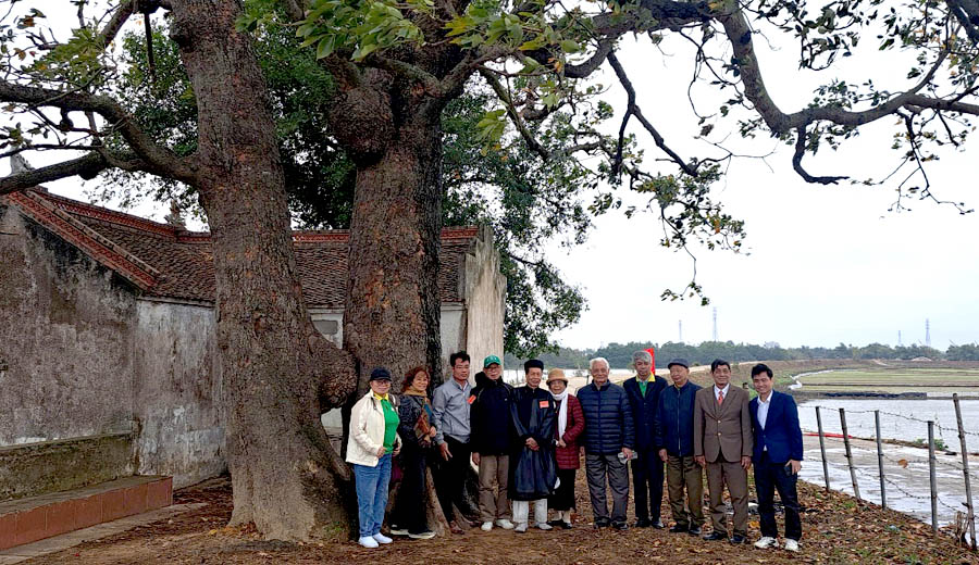 A group of people standing in front of a treeAI-generated content may be incorrect.