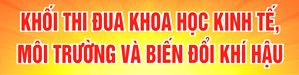 Khối thi đua Khoa học Kinh tế, Môi trường và Biến đổi khí hậu