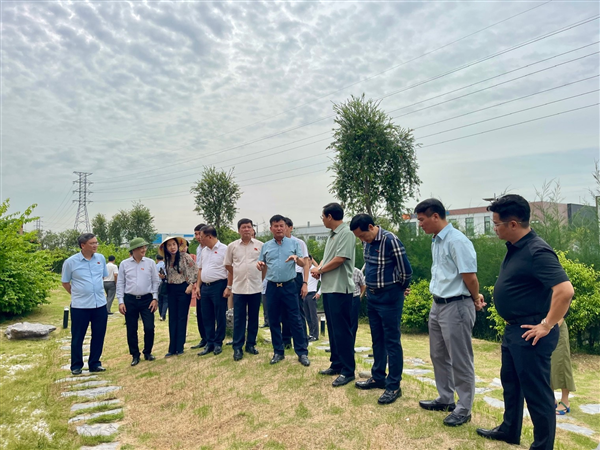 Đoàn Đại biểu Quốc hội khảo sát bảo vệ môi trường tại KCN Nam Cầu Kiền